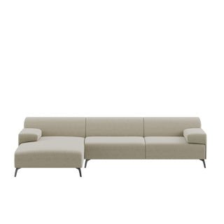 Dome Deco LUGANO corner sofa L Sofa Ikon fabric Green - Araco Interiors