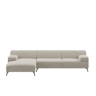 Dome Deco LUGANO corner sofa L Sofa Marmolada fabric Sand - Araco Interiors