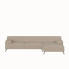 Dome Deco LUGANO corner sofa R Sofa Boston fabric natural - Araco Interiors