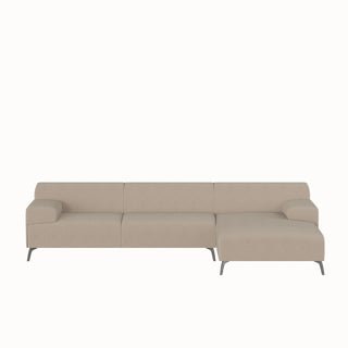 Dome Deco LUGANO corner sofa R Sofa Boston fabric natural - Araco Interiors