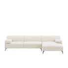 Dome Deco LUGANO corner sofa R Sofa Greenious fabric/Cream - Araco Interiors