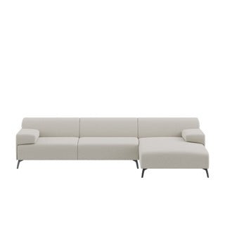 Dome Deco LUGANO corner sofa R Sofa Marsala fabric Grey - Araco Interiors