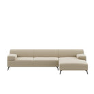 Dome Deco LUGANO corner sofa R Sofa Oreo fabric Sand - Araco Interiors