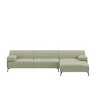 Dome Deco LUGANO corner sofa R Sofa Philo fabric Green - Araco Interiors