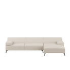 Dome Deco LUGANO corner sofa R Sofa Prado fabric Cream - Araco Interiors