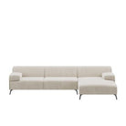 Dome Deco LUGANO corner sofa R Sofa Ronaldo fabric Sand - Araco Interiors
