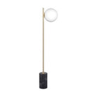 Dome Deco MARCONI Floor Lamp Metallic - Araco Interiors