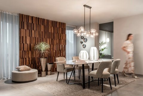 Dome Deco SALIX M Planter Metallic - Araco Interiors