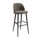 Dome Deco VERGE Bar Chair Zena fabric Brown - Araco Interiors