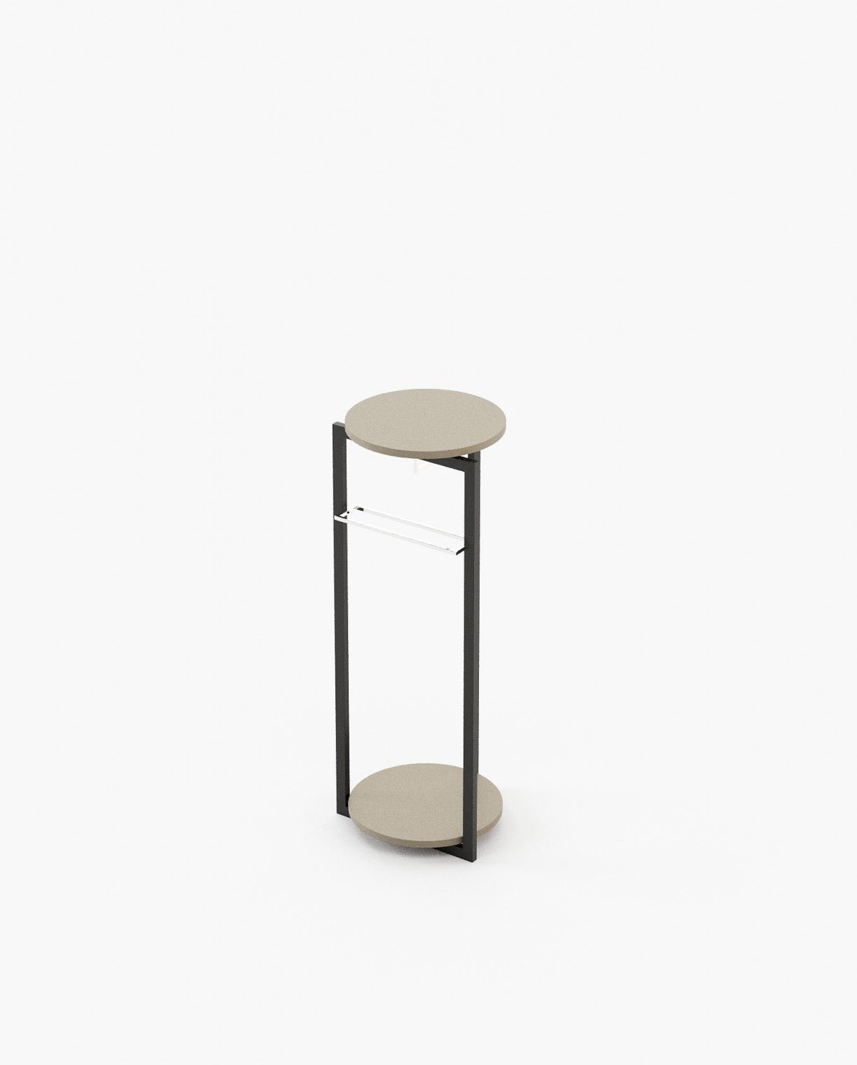 Laskasas AIRON Coat & Umbrella Stand Beige Grey Lacquer Matte - Araco Interiors