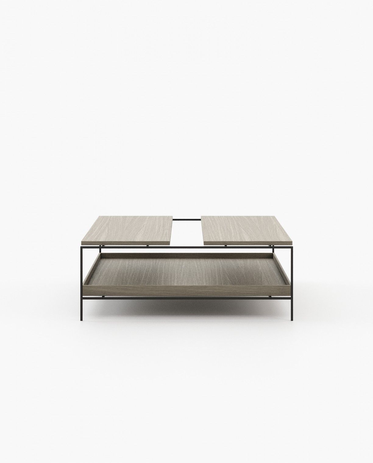 Laskasas ALAIR Coffee Table Aged Oak Veneer Matte - Araco Interiors