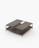 Laskasas ALAIR Coffee Table Smoked Eucalyptus Veneer Matte - Araco Interiors