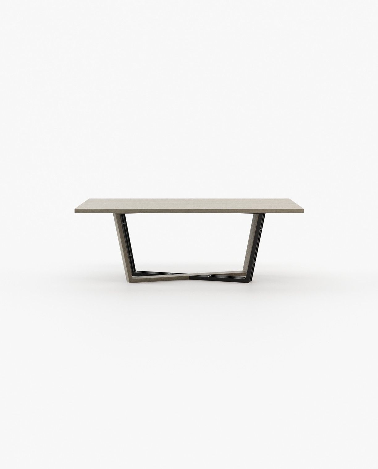 Laskasas ALISON Dining & Bar Table Aged Oak Veneer Matte - Araco Interiors