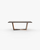 Laskasas ALISON Dining & Bar Table Smoked Eucalyptus Veneer Matte - Araco Interiors