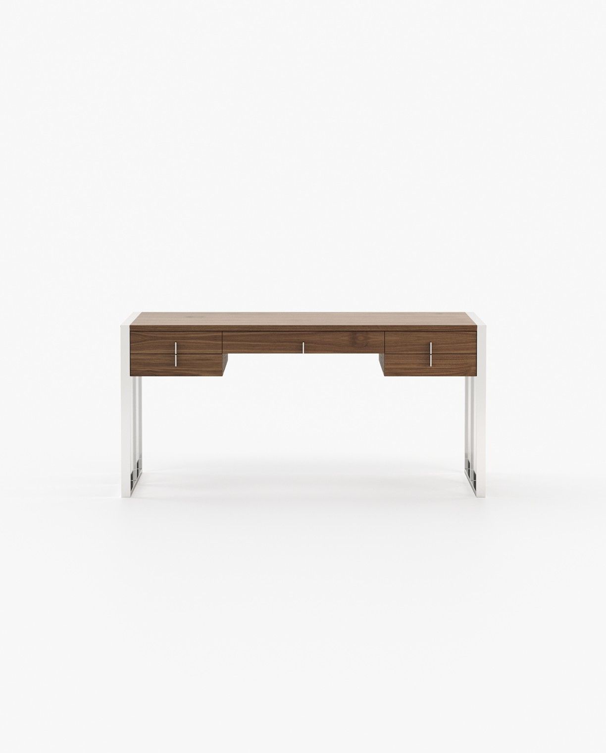 Laskasas ALLIE Desk Walnut Veneer Matte - Araco Interiors