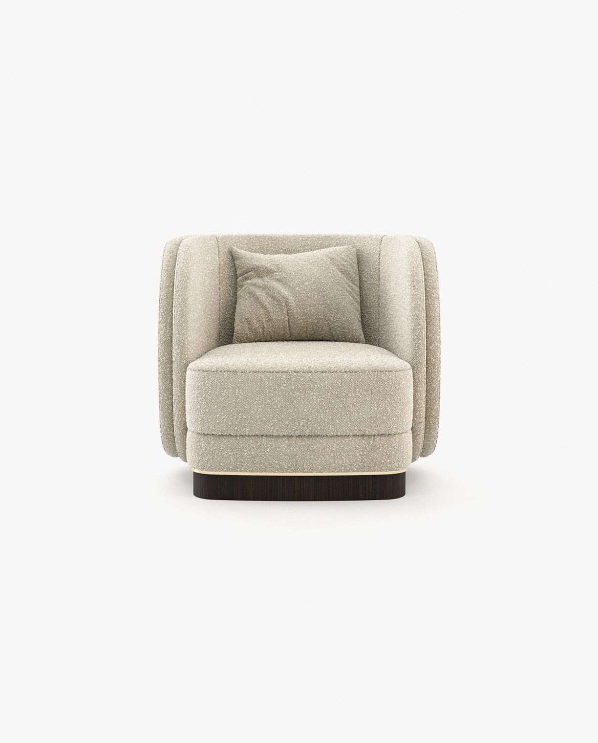 Laskasas AMBROSE Armchair Helsinki Pearl - Araco Interiors