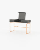 Laskasas AMY Dressing Table Grey Eucalyptus Veneer Matte - Araco Interiors