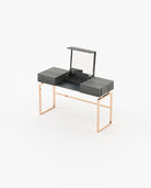 Laskasas AMY Dressing Table Grey Eucalyptus Veneer Matte - Araco Interiors