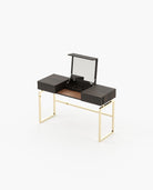 Laskasas AMY Dressing Table Smoked Oak Veneer Matte - Araco Interiors