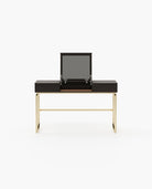 Laskasas AMY Dressing Table Smoked Oak Veneer Matte - Araco Interiors