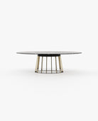 Laskasas ANN Dining & Bar Table Nero Marquina Polished Marble - Araco Interiors