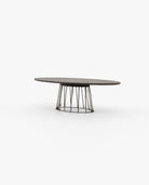 Laskasas ANN Dining & Bar Table Smoked Eucalyptus Veneer Matte - Araco Interiors