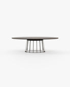 Laskasas ANN Dining & Bar Table Smoked Eucalyptus Veneer Matte - Araco Interiors