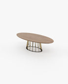 Laskasas ANN Dining & Bar Table Walnut Veneer Matte - Araco Interiors