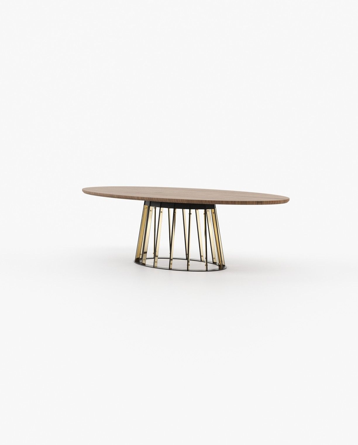 Laskasas ANN Dining & Bar Table Walnut Veneer Matte - Araco Interiors