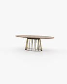 Laskasas ANN Dining & Bar Table Walnut Veneer Matte - Araco Interiors