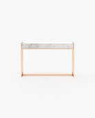 Laskasas ANTHONY Console Table Carrara Marble - Araco Interiors