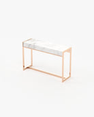 Laskasas ANTHONY Console Table Carrara Marble - Araco Interiors