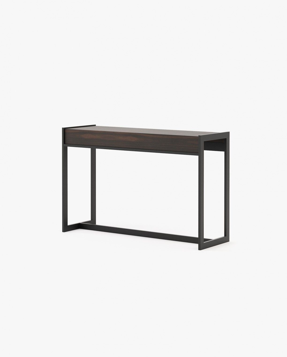 Laskasas ANTHONY Console Table Smoked Eucalyptus Veneer Matte - Araco Interiors