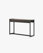 Laskasas ANTHONY Console Table Smoked Eucalyptus Veneer Matte - Araco Interiors