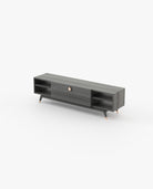 Laskasas ANTOINE Media Unit Grey Eucalyptus Veneer Matte - Araco Interiors