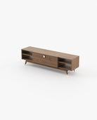 Laskasas ANTOINE Media Unit Walnut Veneer Matte - Araco Interiors