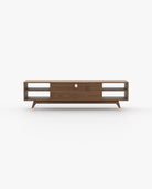 Laskasas ANTOINE Media Unit Walnut Veneer Matte - Araco Interiors