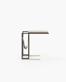 Laskasas ARY Nest & Side Table Beige Grey Lacquer Matte - Araco Interiors