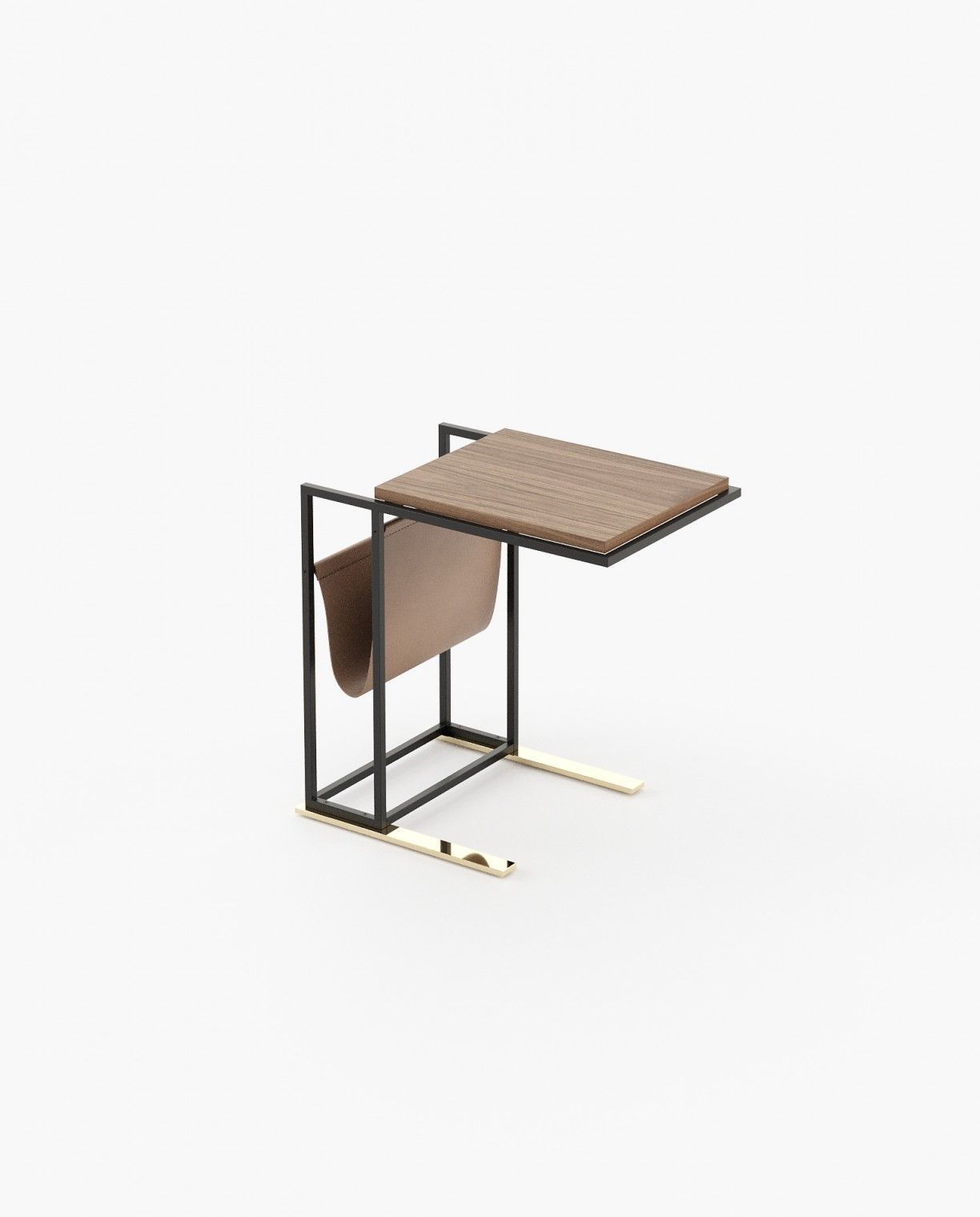 Laskasas ARY Nest & Side Table Walnut Veneer Matte - Araco Interiors