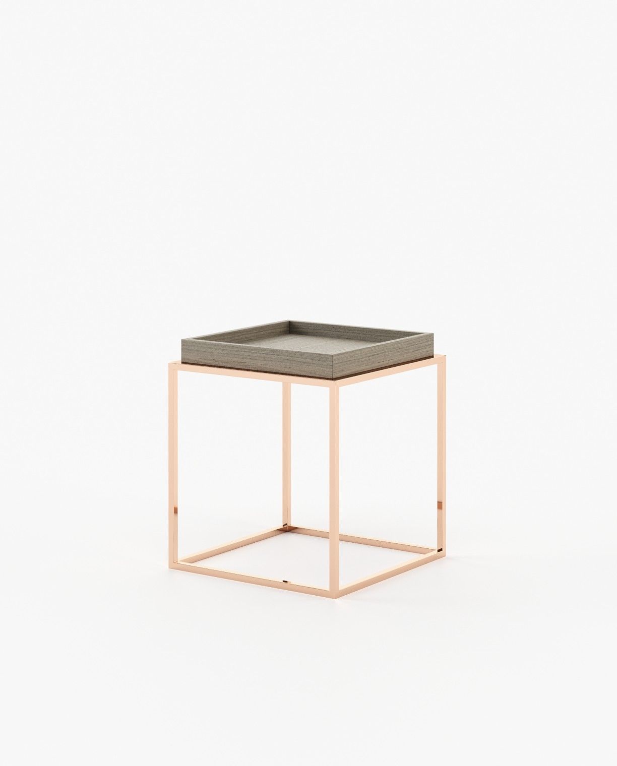 Laskasas AURA Nest & Side Table Aged Oak Veneer Matte - Araco Interiors