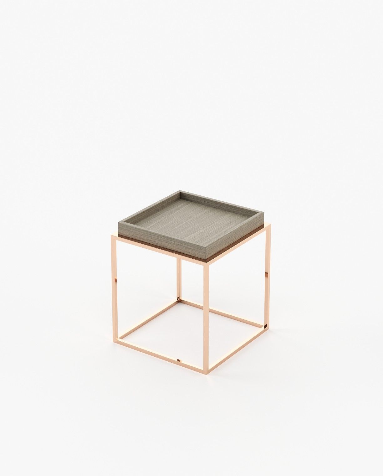 Laskasas AURA Nest & Side Table Aged Oak Veneer Matte - Araco Interiors