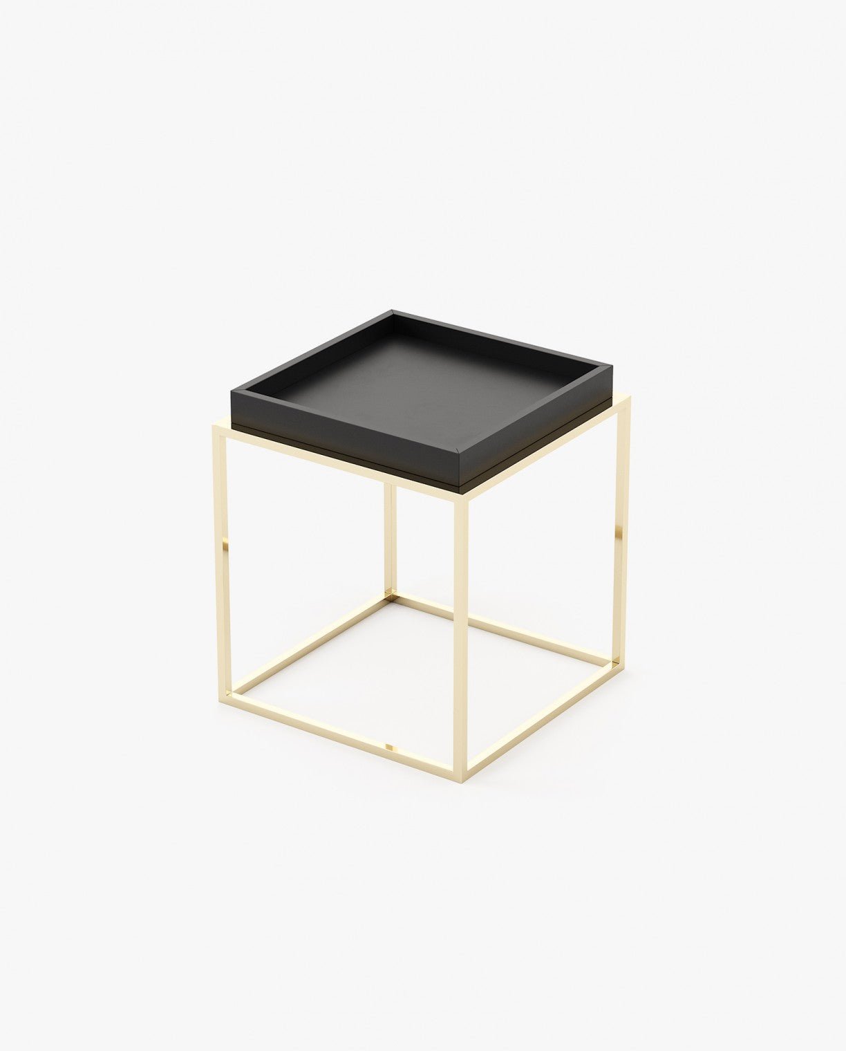 Laskasas AURA Nest & Side Table Black Lacquer Matte - Araco Interiors
