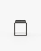 Laskasas AURA Nest & Side Table Grey Eucalyptus Veneer Matte - Araco Interiors