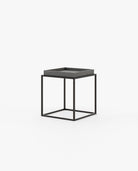 Laskasas AURA Nest & Side Table Grey Eucalyptus Veneer Matte - Araco Interiors