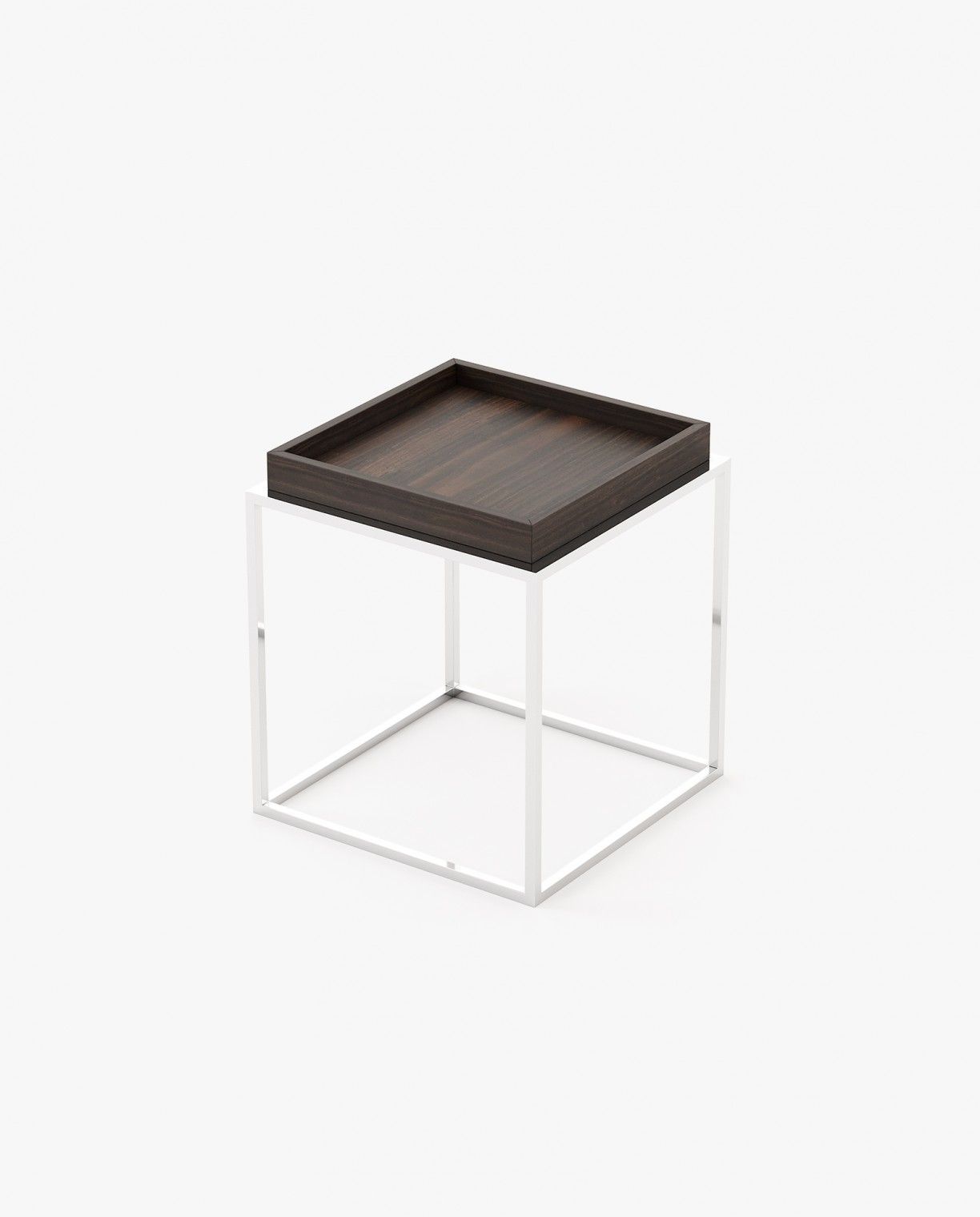 Laskasas AURA Nest & Side Table Smoked Eucalyptus Veneer Matte - Araco Interiors