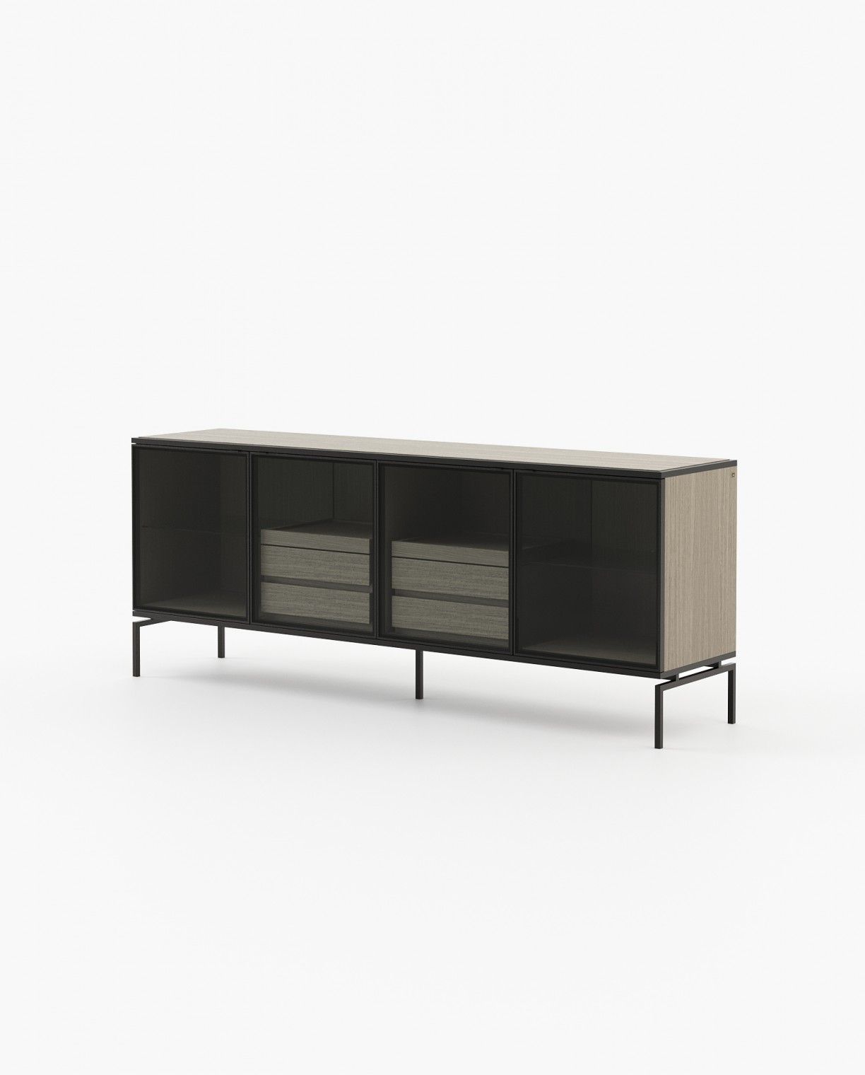 Laskasas AUSTEN Sideboard Aged Oak Veneer Matte - Araco Interiors