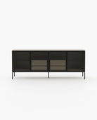 Laskasas AUSTEN Sideboard Beige Grey Lacquer Matte - Araco Interiors