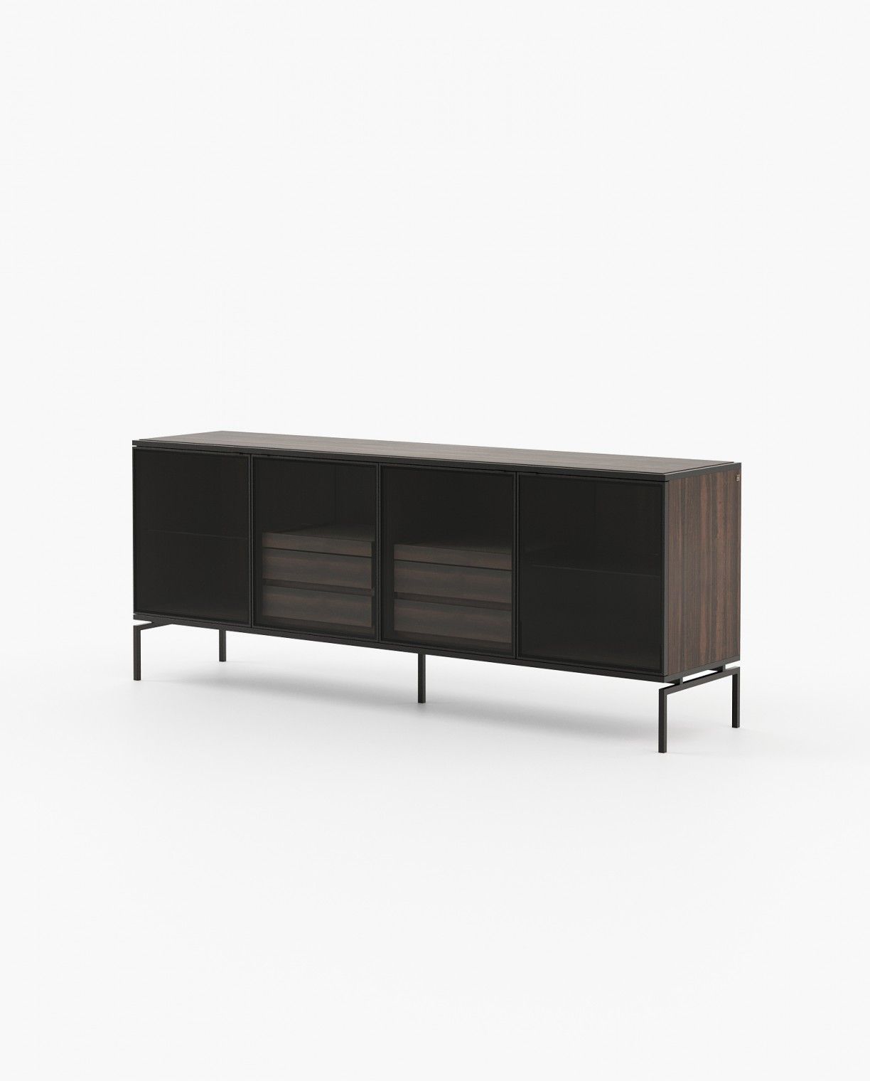 Laskasas AUSTEN Sideboard Smoked Eucalyptus Veneer Matte - Araco Interiors