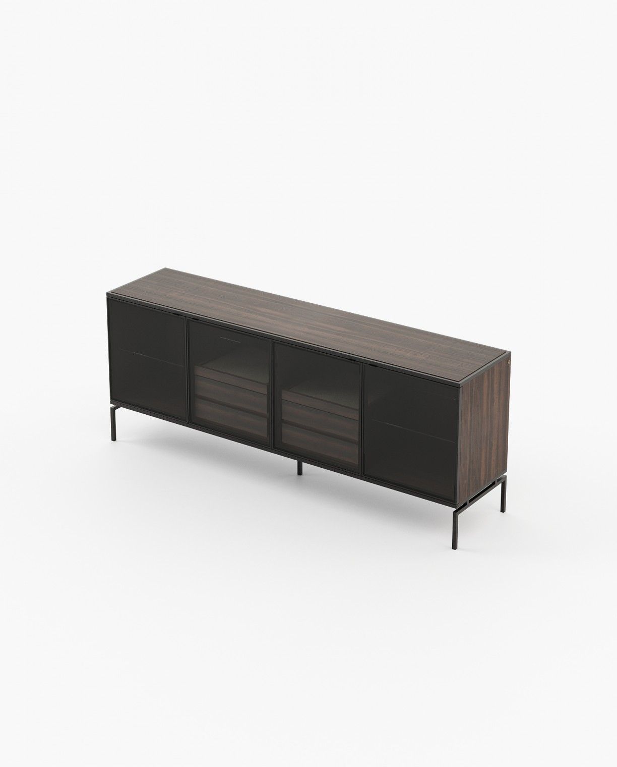 Laskasas AUSTEN Sideboard Smoked Eucalyptus Veneer Matte - Araco Interiors