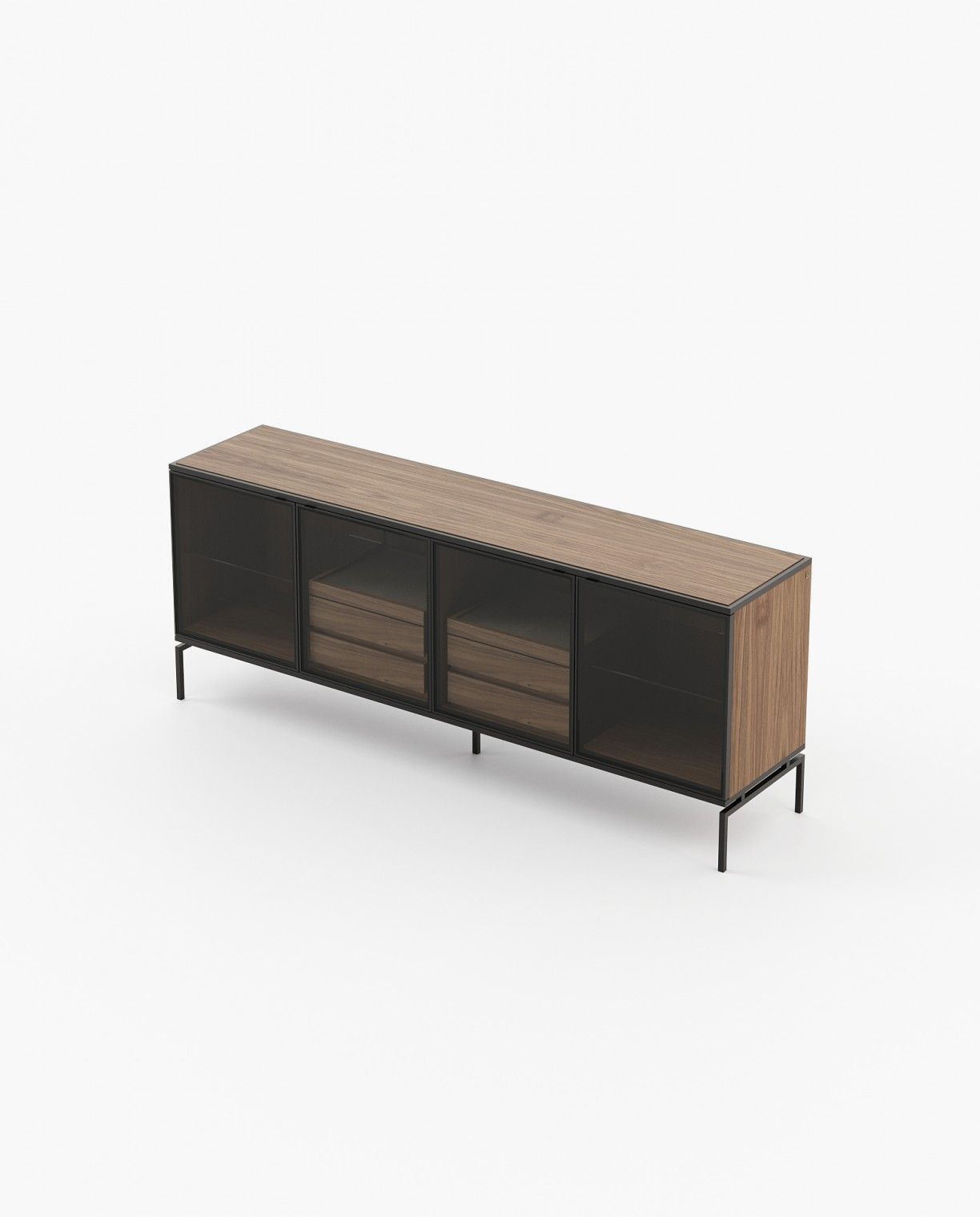 Laskasas AUSTEN Sideboard Walnut Veneer Matte - Araco Interiors